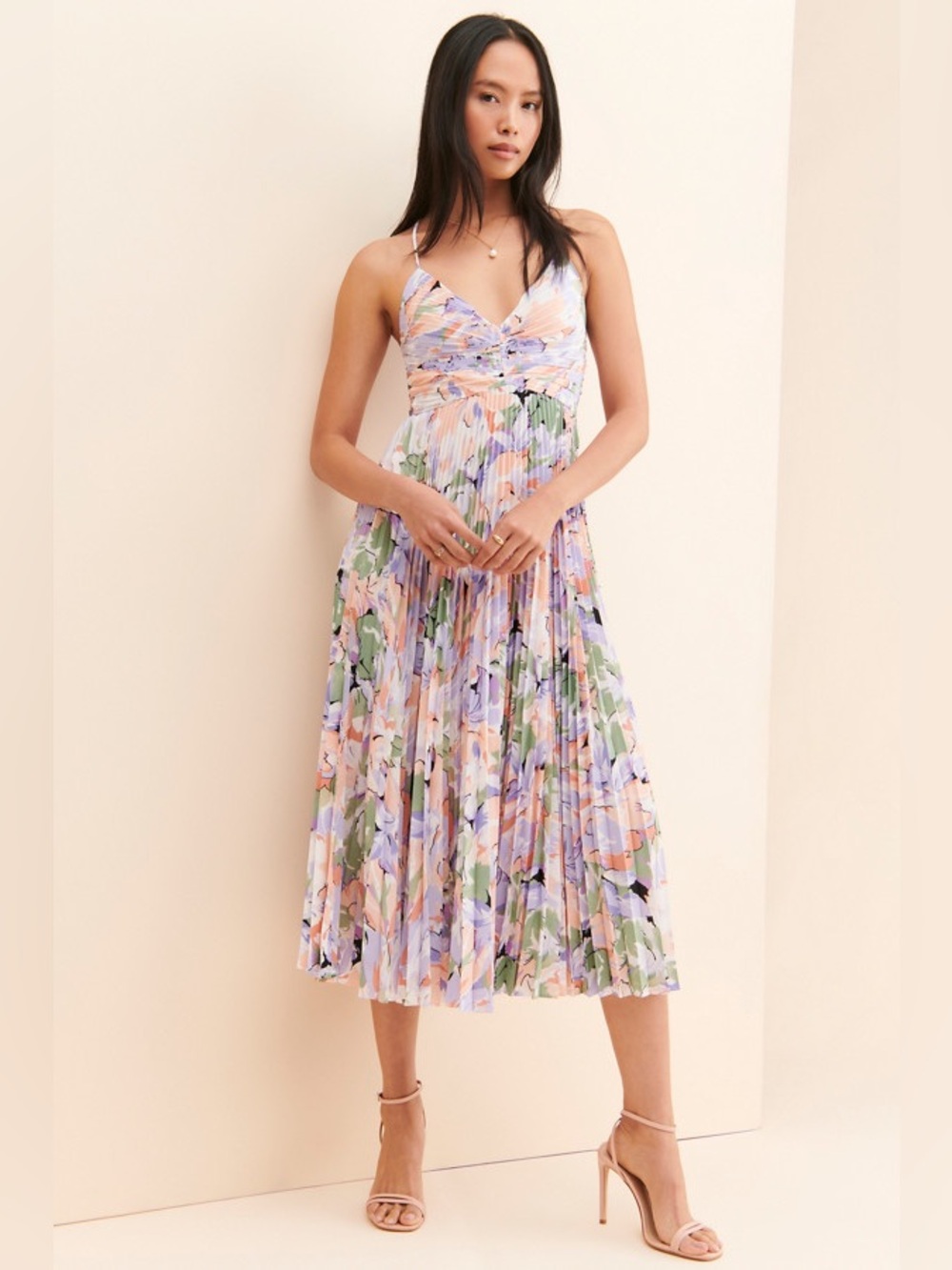 ASTR Blythe Midi Dress - Floral